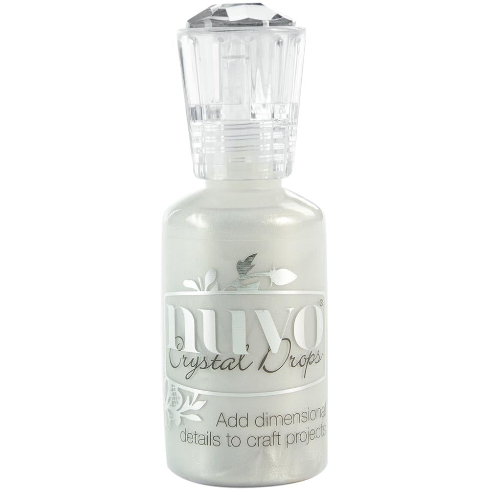 Nuvo Crystal Drops Metallic- Ivory Seashell