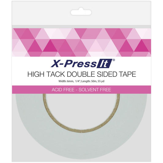 X-Press It High Tack Double Sided Tissue Tape - 6mm 1/4"