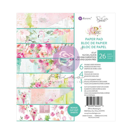 Prima Marketing 6x6 Paper Pad - Postcards from Paradise