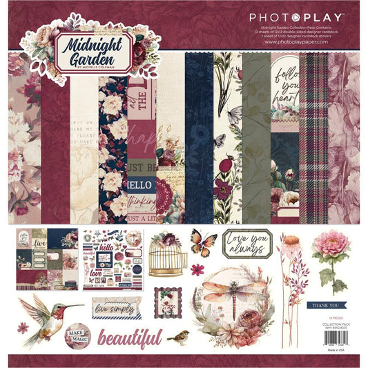 Photoplay 12x12 Double Sided Paper Pack - Midnight Garden