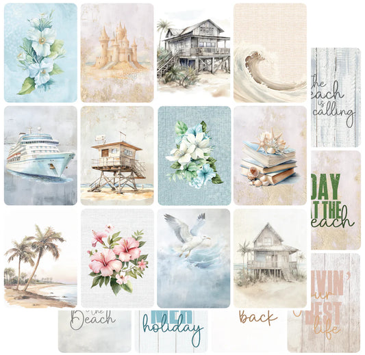 Uniquely Creative 12x12 Double Sided Paper- Coastal Bliss- Summer Vibes