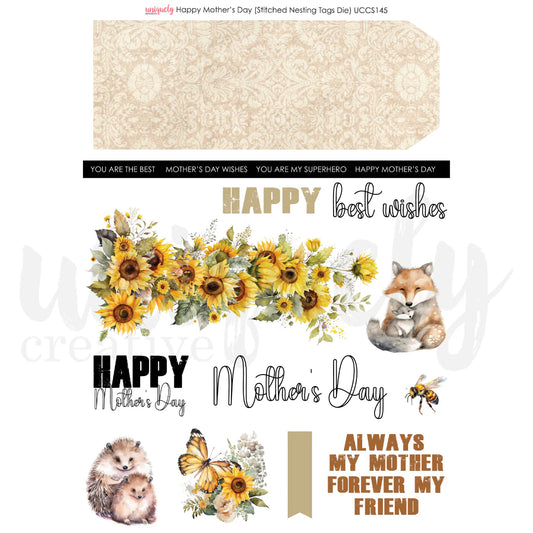 Uniquely Creative Cut-a-Part Sheet- Happy Mother’s Day