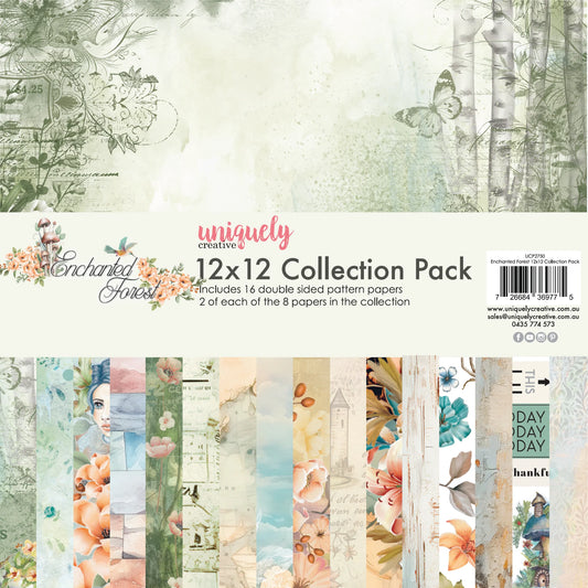 Uniquely Creative 12x12 Double Sided Paper Pack - Enchanted Forest