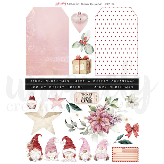 Uniquely Creative Cut-a-Part Sheet - A Christmas Dream