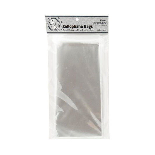 Fundamentals Cellophane Bags- Resealable Bags for DL - 115x225mm