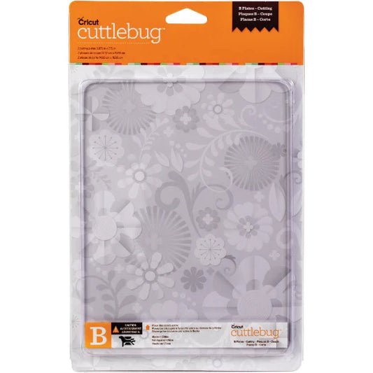 Cricut Cuttlebug B Plates 5.875" x 7.75" Set of 2