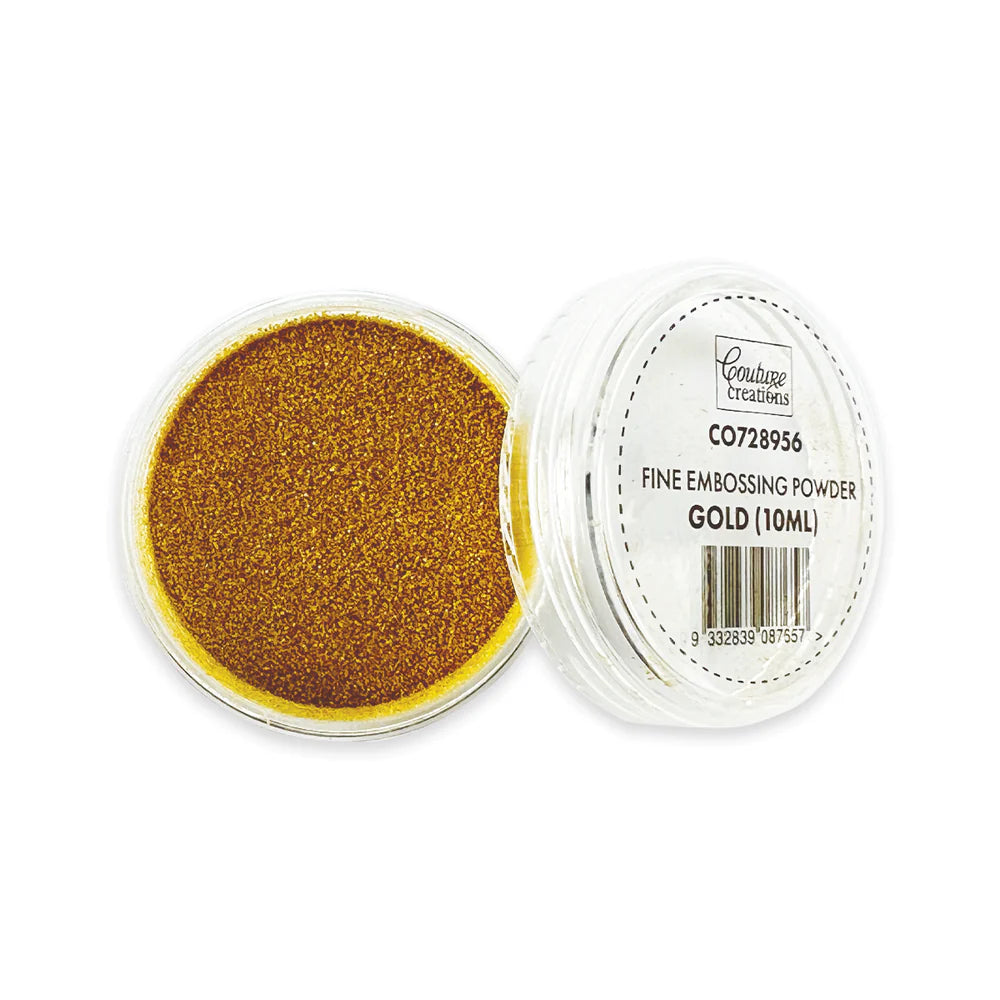 Couture Creations Fine Embossing Powder- Gold 10ml