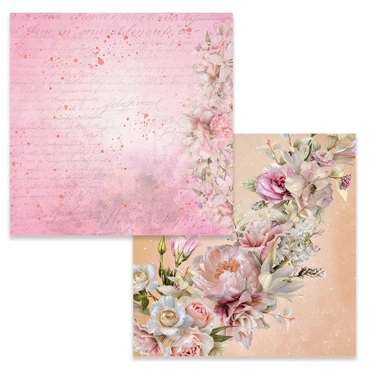 Couture Creations 12x12 Double Sided Paper - Vintage Tea Collection -06