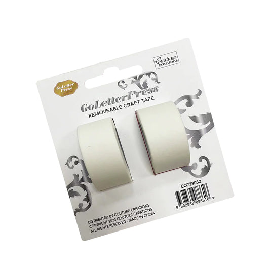 Couture Creations GoLetterPress Removable Craft Tape- 10mm x 19mm