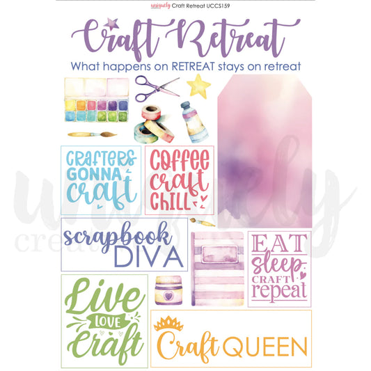 Uniquely Creative Cut-a-Part Sheet - Craft Retreat