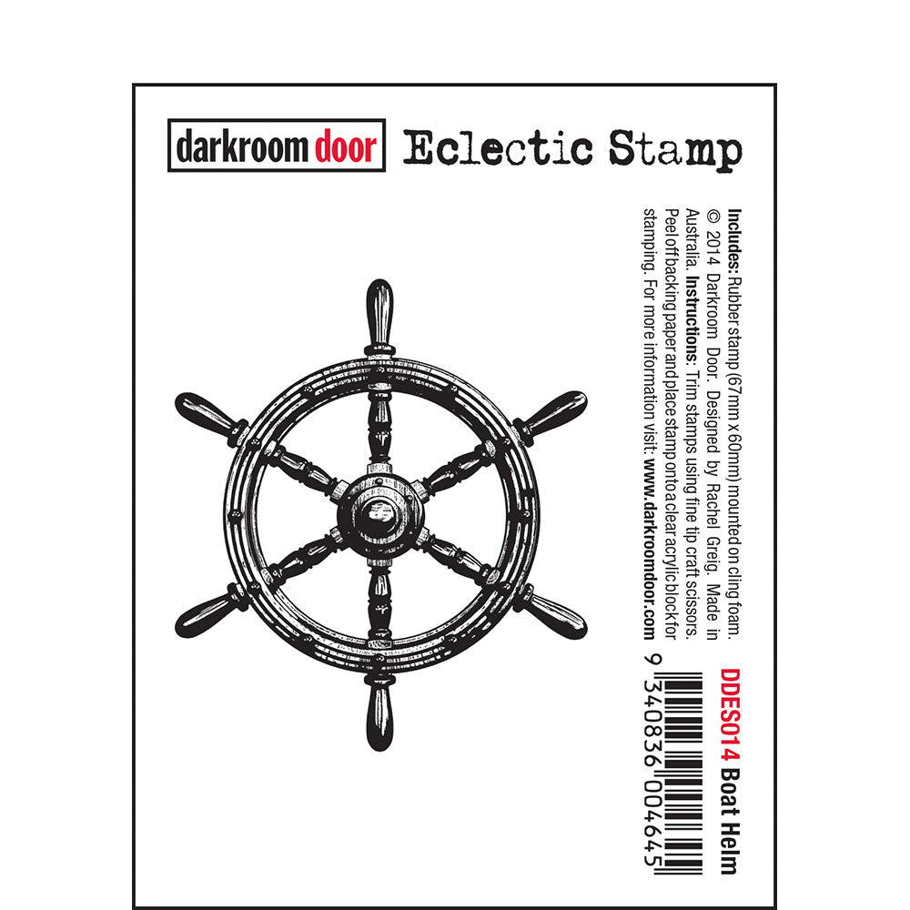 Darkroom Door Eclectic Stamp- Boat Helm