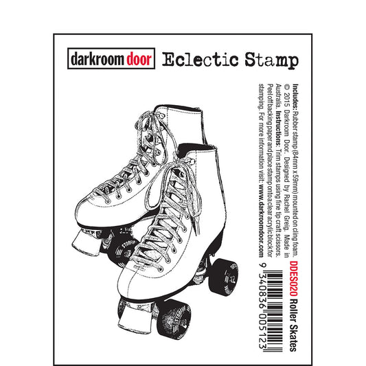 Darkroom Door Eclectic Stamps- Roller Skates