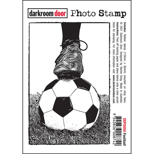 Darkroom Door Photo Stamp - Football