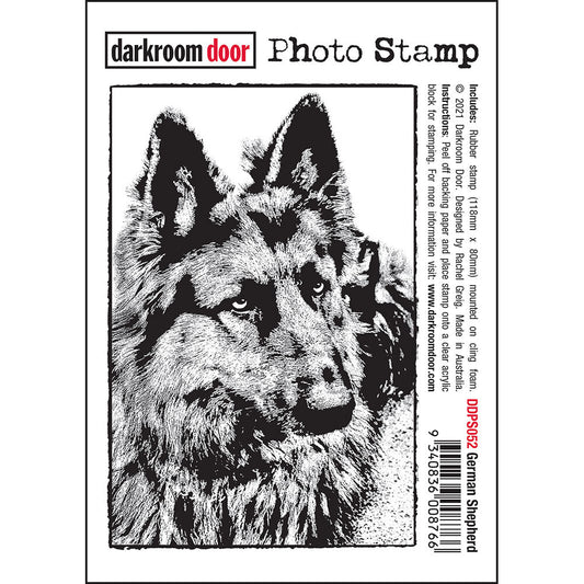 Darkroom Door Photo Stamp - German Shepherd