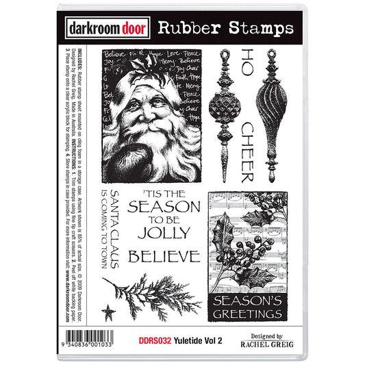 Darkroom Door Rubber Stamps - Yuletide Vol 2