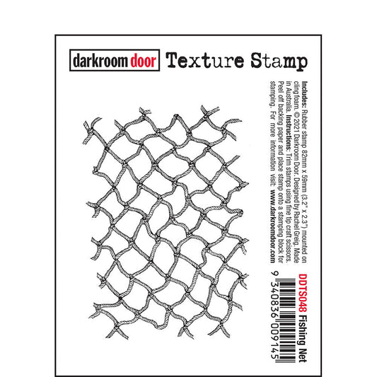 Darkroom Door Texture Stamp - Fishing Net