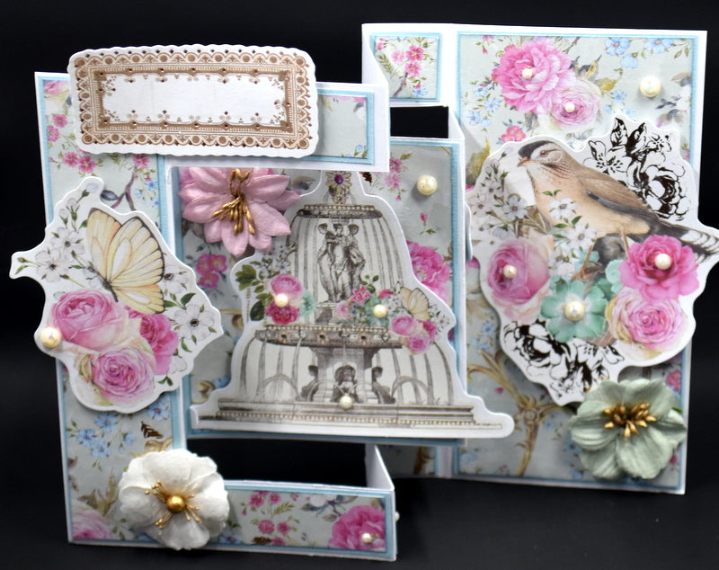 TK Paper Boutique Ready to Assemble Card Kit - Avec Amour Tri-Fold Cards