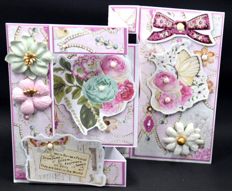 TK Paper Boutique Ready to Assemble Card Kit - Avec Amour Tri-Fold Cards