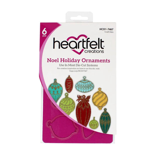 Heartfelt Creations Metal Die Set - Noel Holiday Ornaments