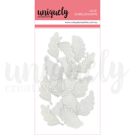 Uniquely Creative Lace Embellishments - Lace Leaves