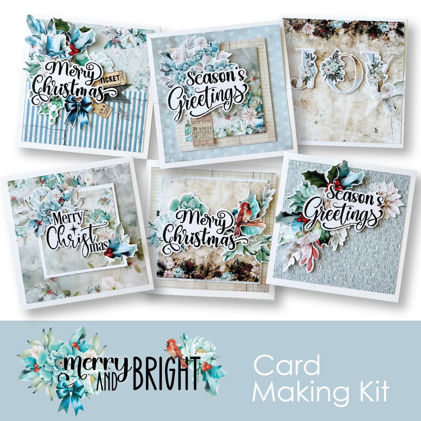 Uniquely Creative Card Making Kit - Merry and Bright