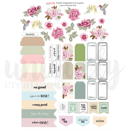 Uniquely Creative Cut-a-Part Sheet - Sweet Magnolia