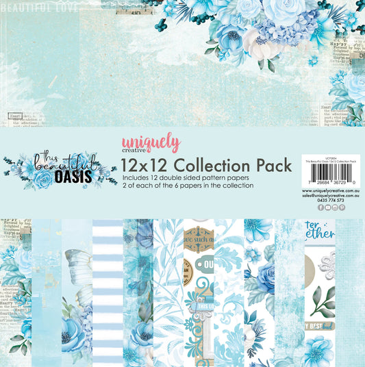 Uniquely Creative 12x12 Double Sided Paper Pack - This Beautiful Oasis