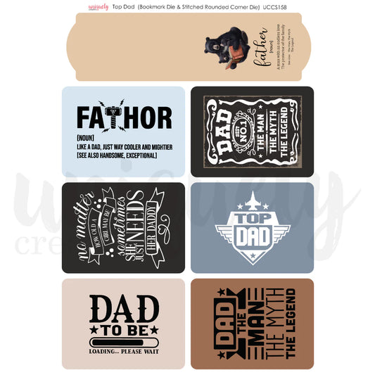 Uniquely Creative Cut-a-Part Sheet - Top Dad