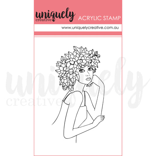 Uniquely Creative Acrylic Stamp - Sweet Magnolia -Lily