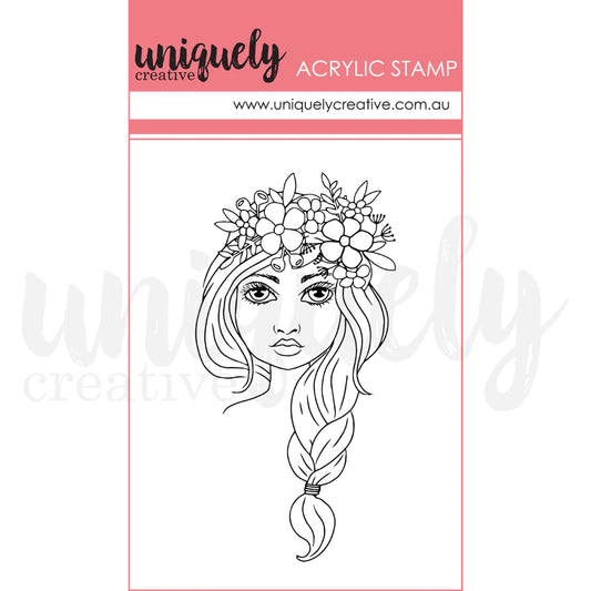 Uniquely Creative Acrylic Stamps - Sweet Magnolia- Violet