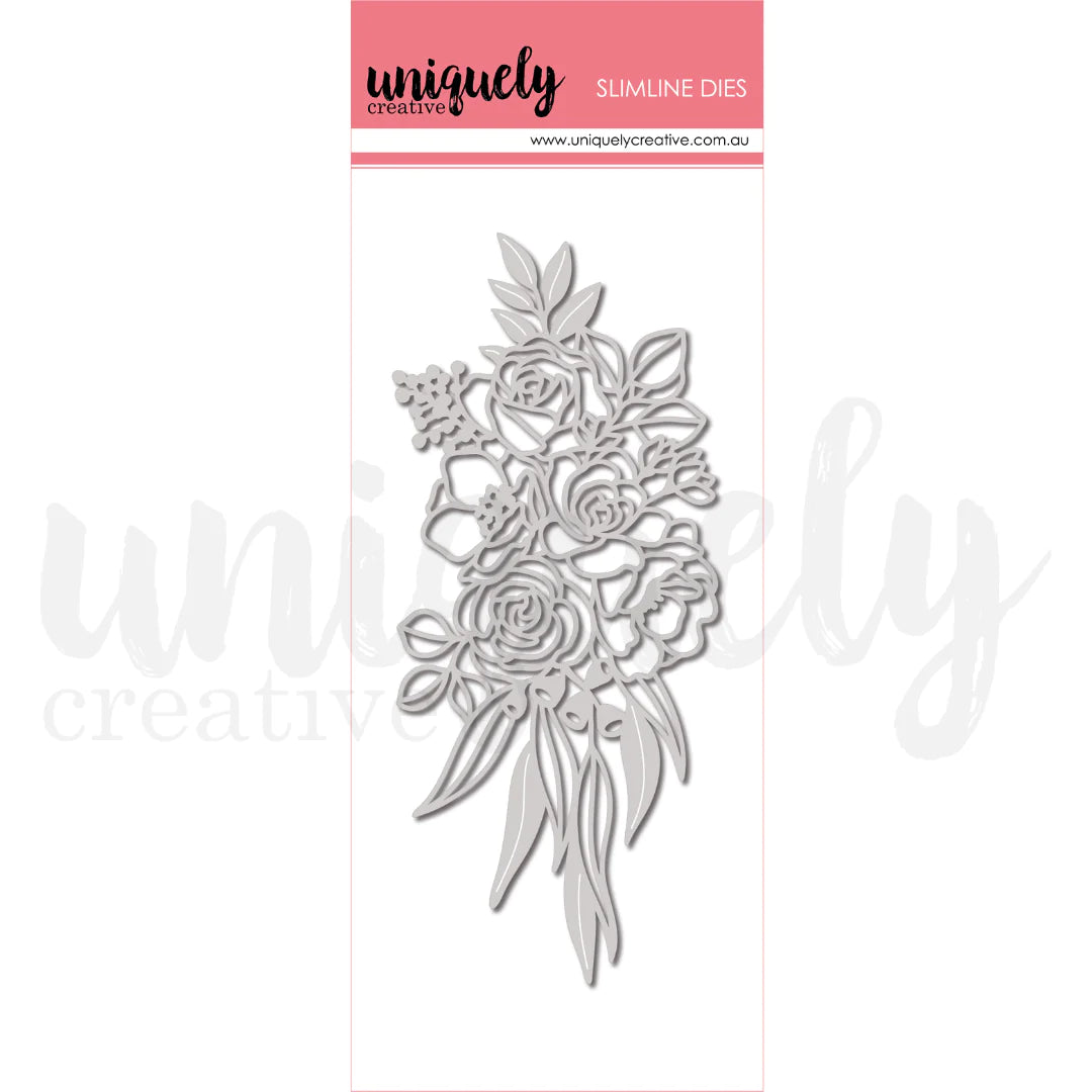 Uniquely Creative Metal Die - Peonies Bunch Die