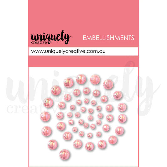 Uniquely Creative Embellishments - Coral Pearls