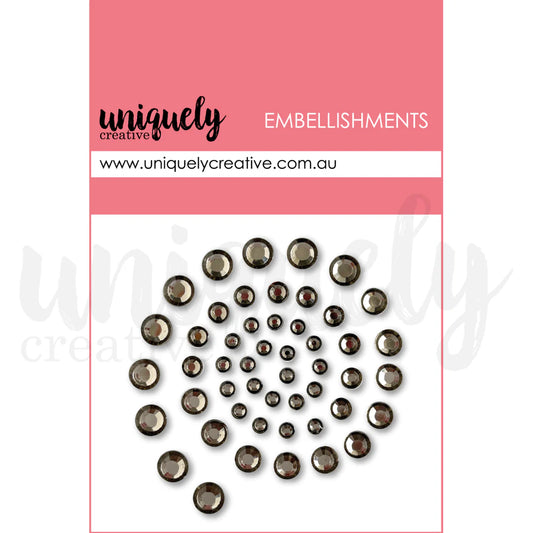 Uniquely Creative Embellies- Smoke Rhinestones