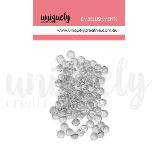 Uniquely Creative Embellishments - 8mm Glass Domes 100 pk