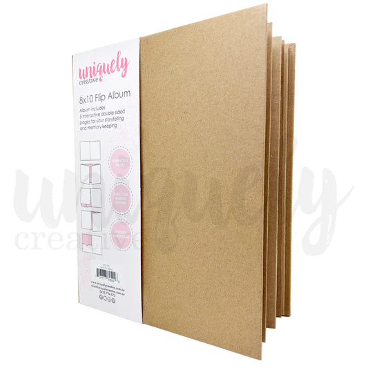 Uniquely Creative 8"x10" Flip Album- Kraft