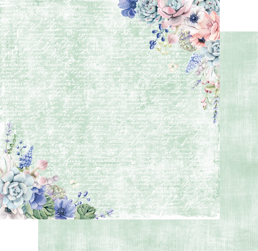 Uniquely Creative 12x12 Double Sided Paper - Blossom & Bloom -Garden of Dreams