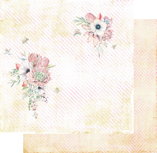 Uniquely Creative 12x12 Double Sided Paper - Blossom & Bloom - Floral Symphony