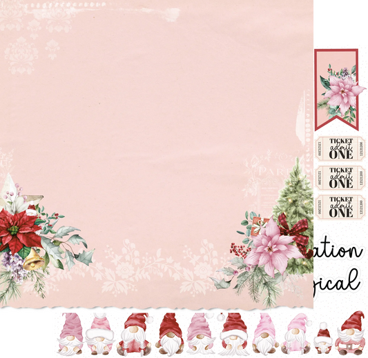 Uniquely Creative 12x12 Double Sided Paper - A Christmas Dream - Wonderment