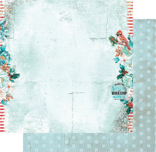 Uniquely Creative 12x12 Double Sided Paper- Merry and Bright- Santa's Workshop