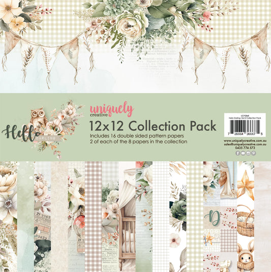 Uniquely Creative 12x12 Double Sided Paper Pack- Hello Darling