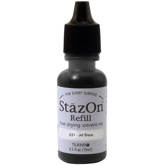 Stazon Ink Refill - Jet Black