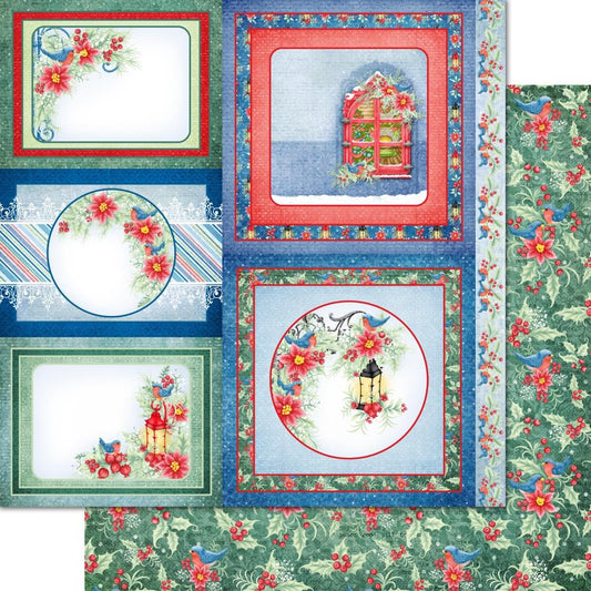 Heartfelt Creations 12x12 Double Sided Paper - Festive Christmas Sheet 1A