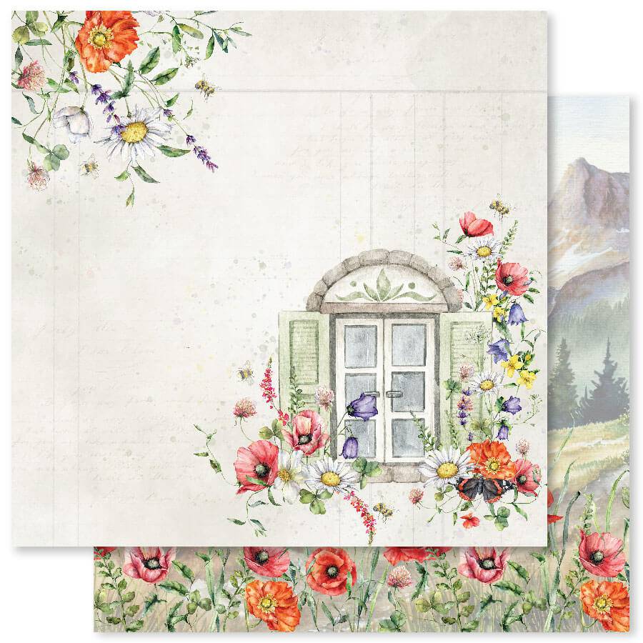Paper Rose Studio 12x12 Double Sided Paper - Summer Picnic - B