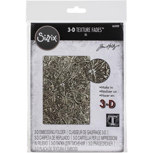 Sizzix Embossing Folder 3-D Texture Fades A6