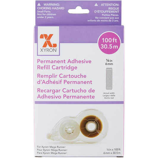 Xyron Mega Runner Permanent Adhesive Refill Cartridge 30.5m