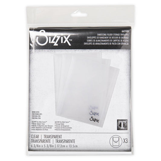 Sizzix Tim Holtz Embossing Folder Storage Envelopes