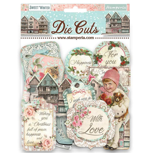 Stamperia-Ephemera Pack -Sweet Winter Die Cuts