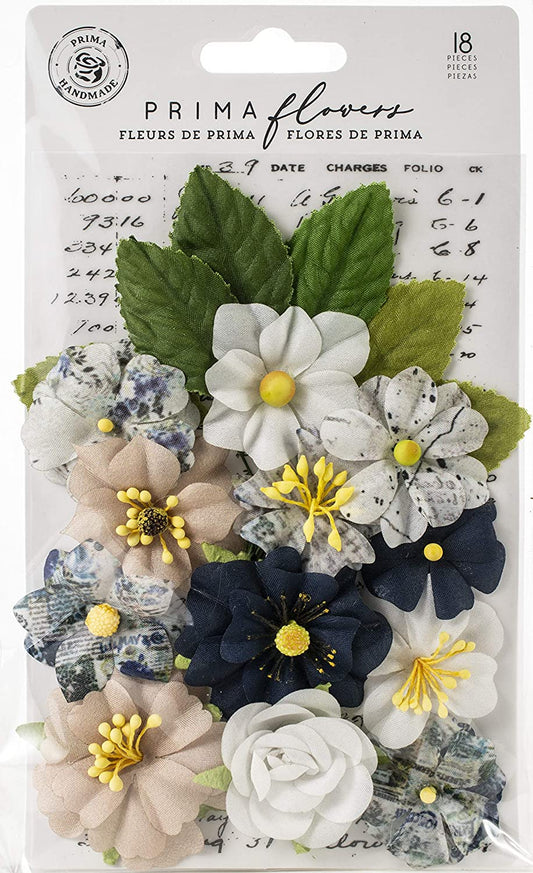 Prima Marketing Paper Flowers- Emerson Georgia Blues