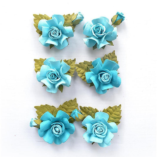 Little Birdie Paper Flowers - Tania Song of the Sea - Blue