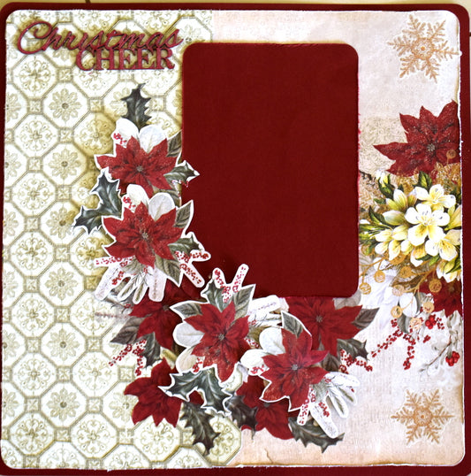 TK Paper Boutique Ready to Assemble Scrapbook Kit - Christmas Cheer